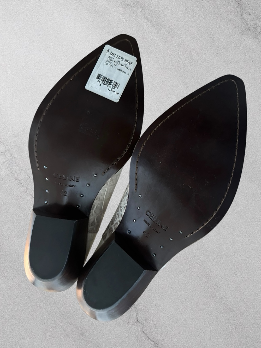 Celine Homme Leon Western Boots - Picture 9 of 16
